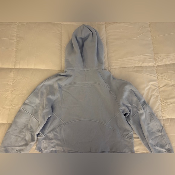 Lululemon Athletica Soft Blue Zip-Up Hoodie M/L - Picture 4 of 4